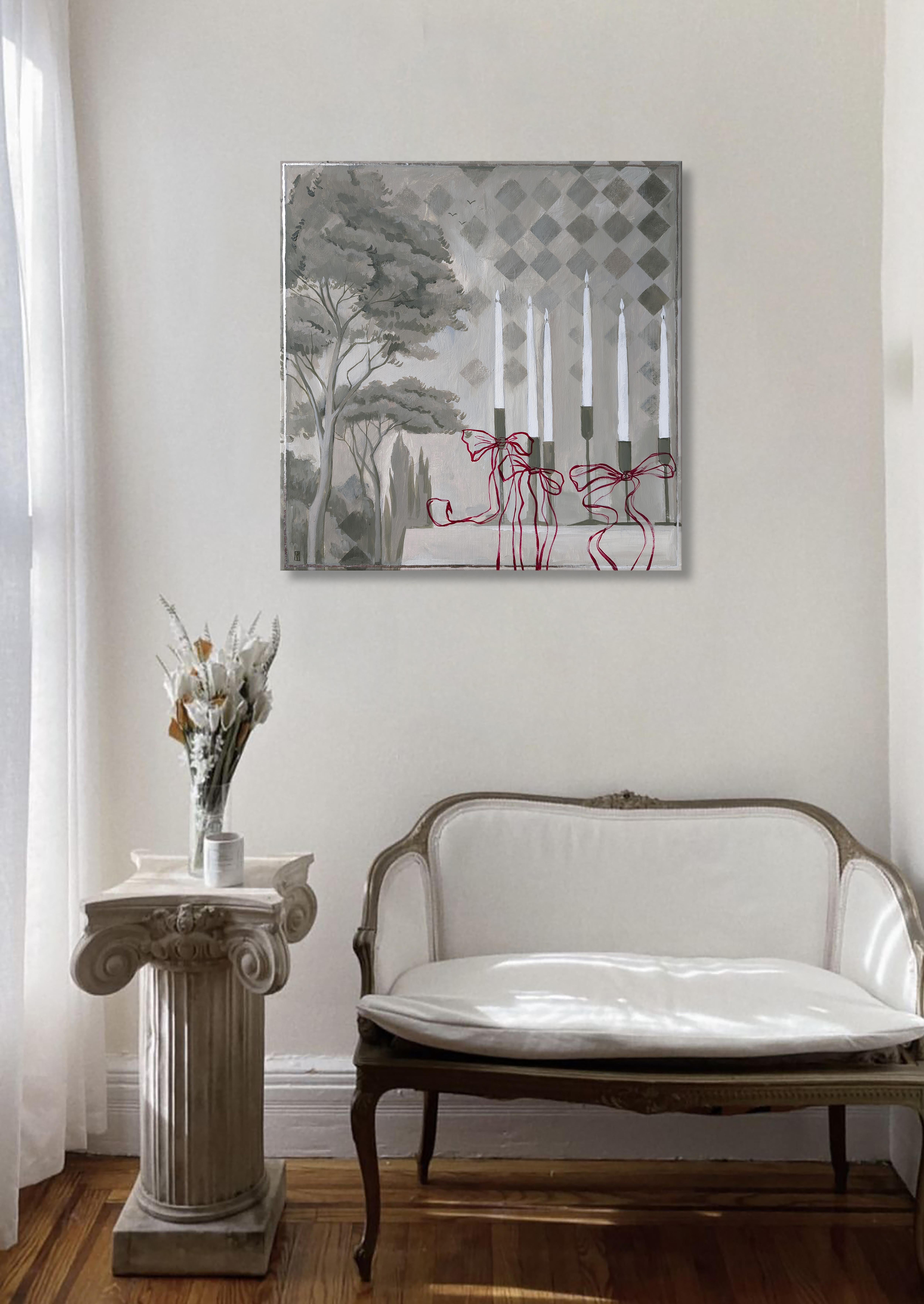 Arbre de vie, série Romantization - Contemporain Painting par Olha Vlasova