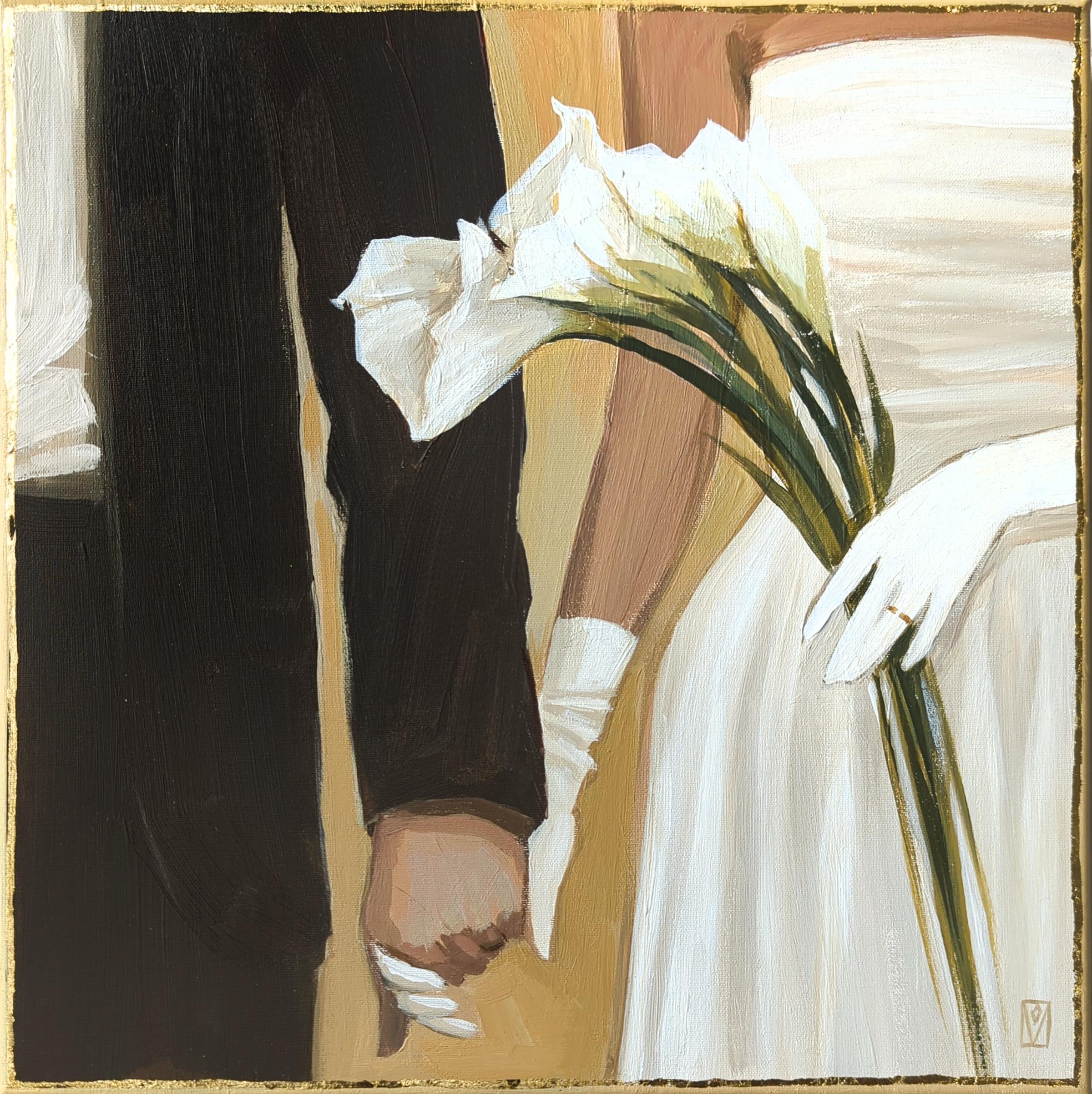 Figurative Painting de Olha Vlasova - Boda, serie "Momentos