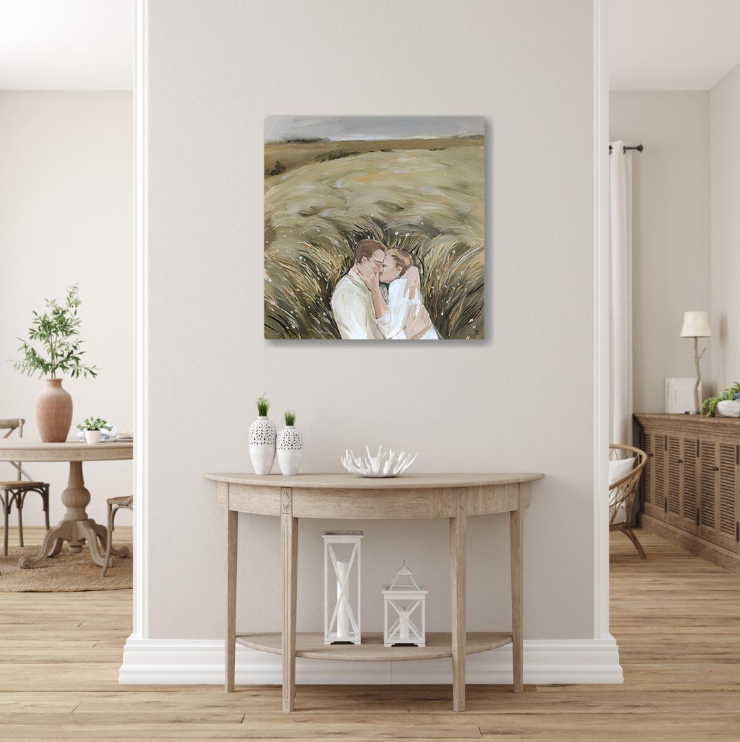 Wild wind, Shades of Love series - Painting by Olha Vlasova