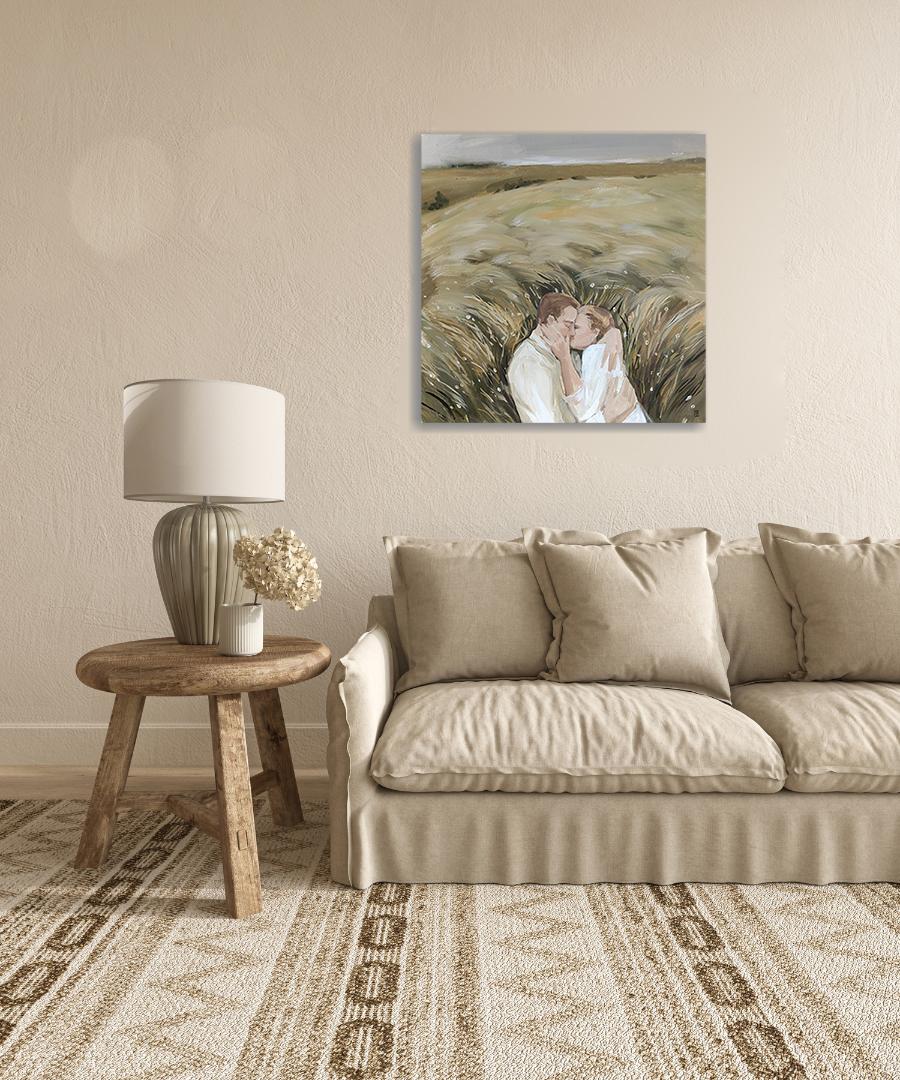 Wild wind, Shades of Love series - Contemporary Painting by Olha Vlasova