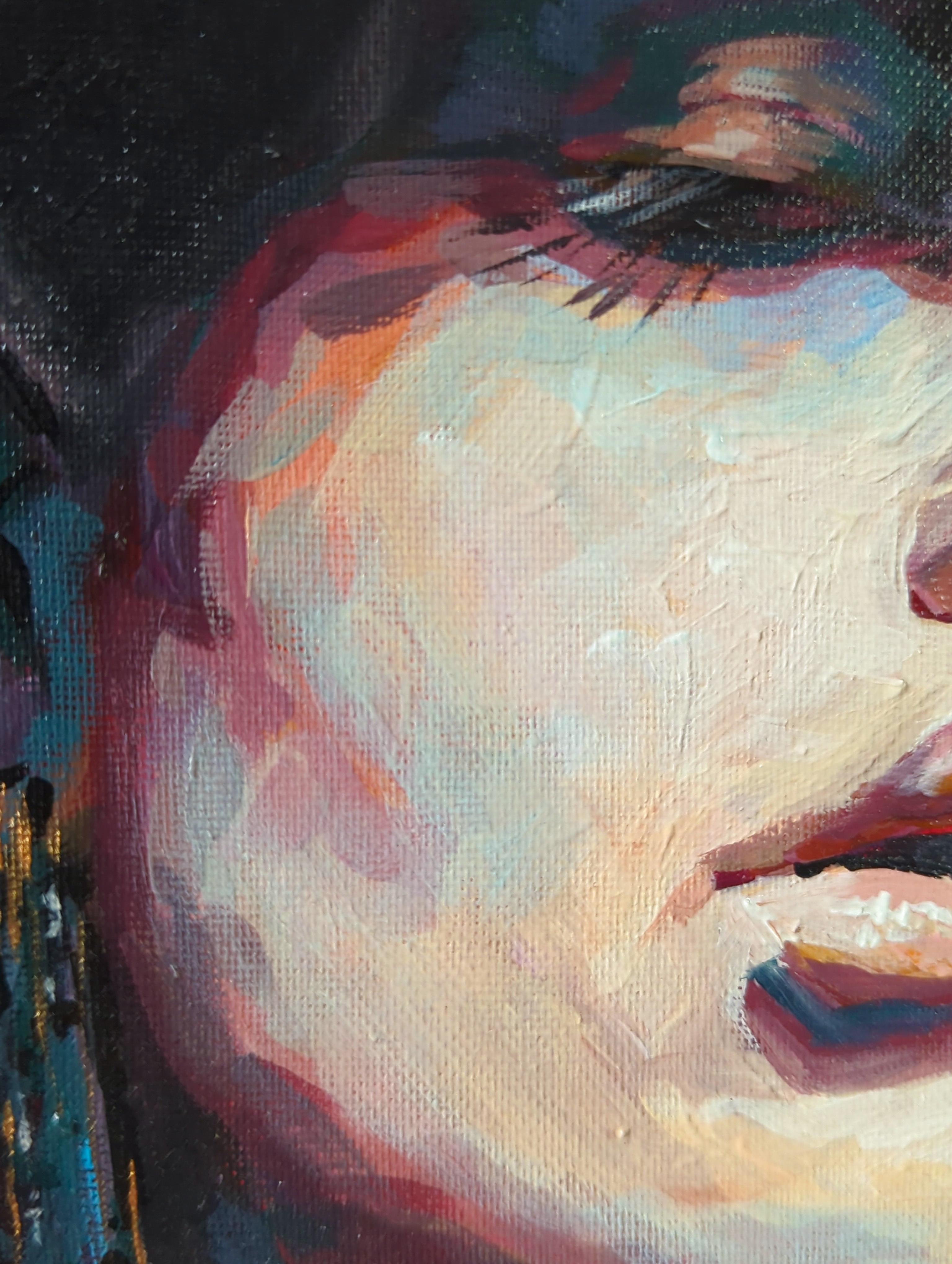 Woman`s head etude in vendita 2