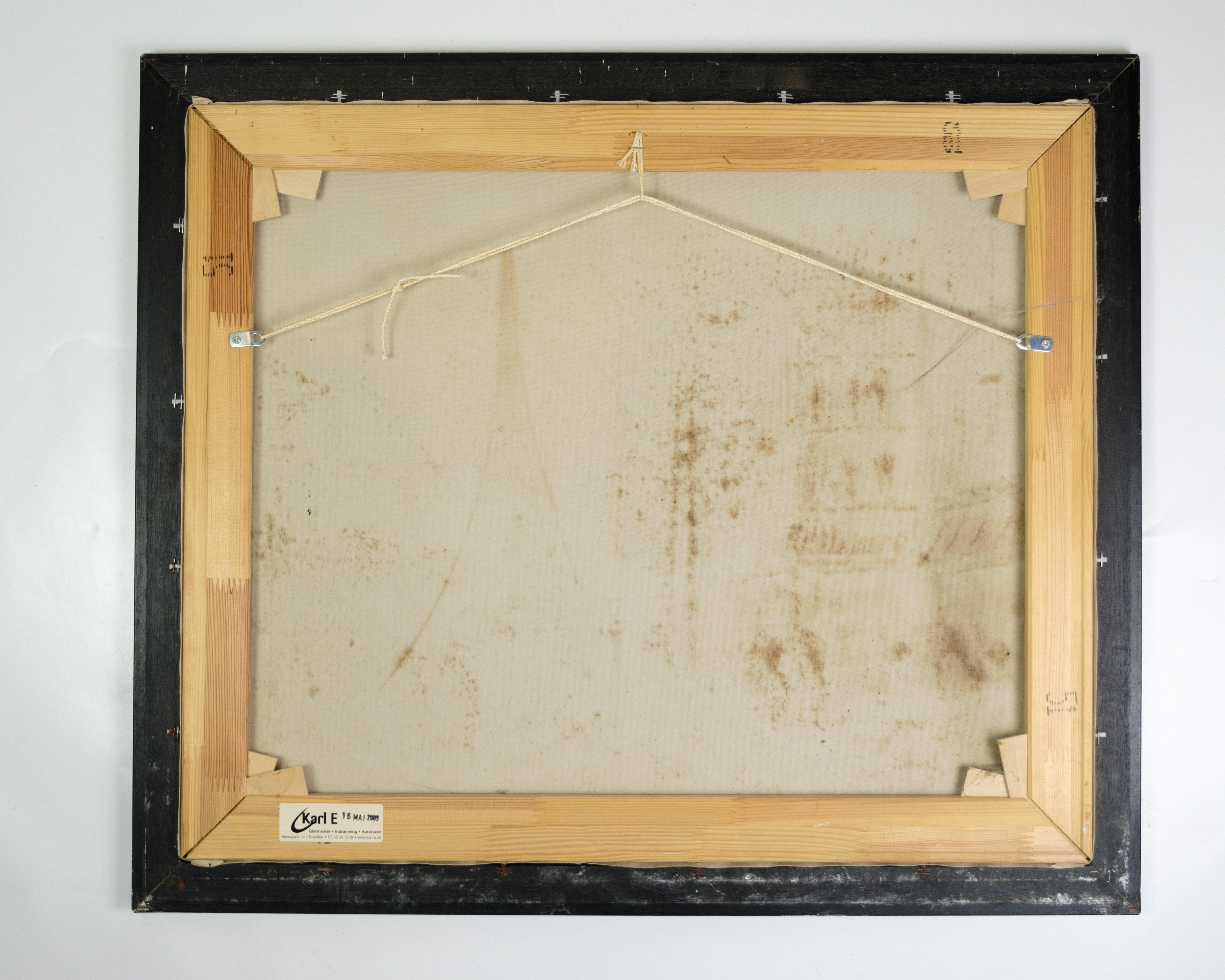Oli, Gemälde auf Leinwand mit Holzrahmen (19. Jahrhundert) im Angebot