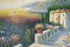 Oli Painting Made On Canvas With Wooden Frame Signed Mary L