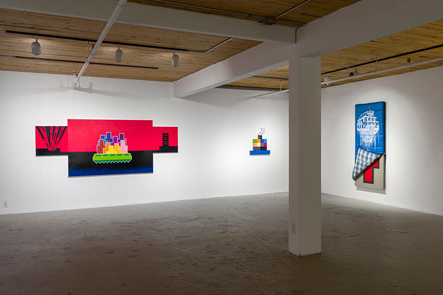 Sin techo - Painting Contemporáneo de Oli Sorenson