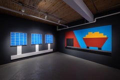 Mine Acrylic Painting on Canvas, Contemporary, 2010+, Unframed, 60x120