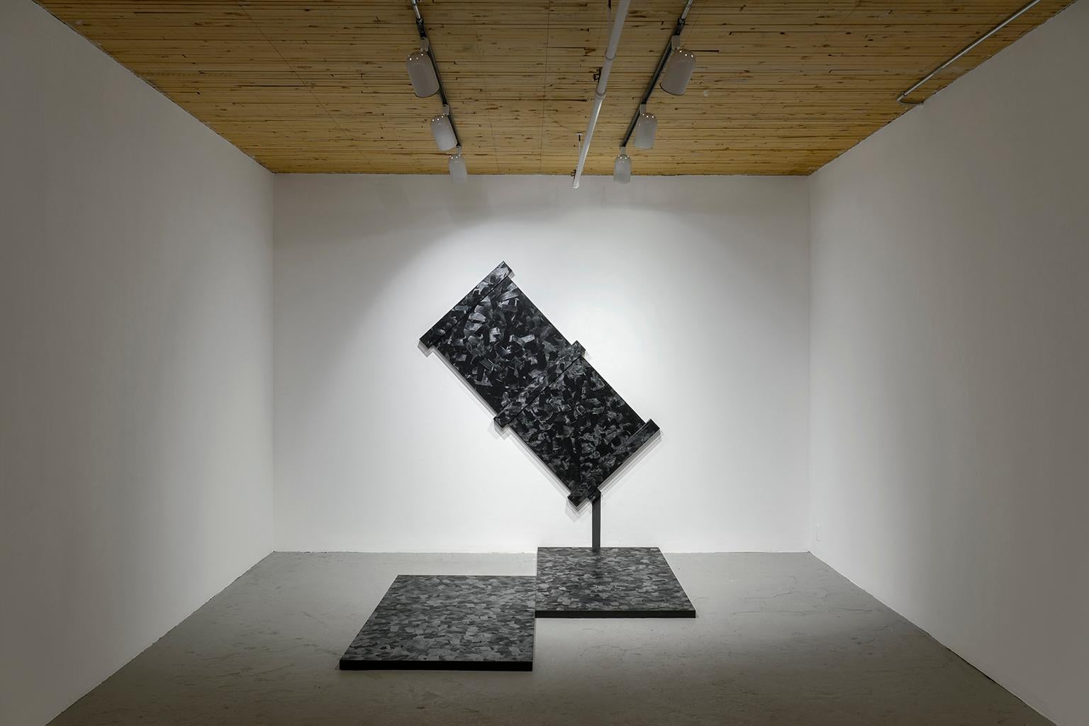 Spill Oil Spill ( triptyque) - Contemporain Painting par Oli Sorenson