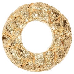 Olibanum Textured Disc Ring