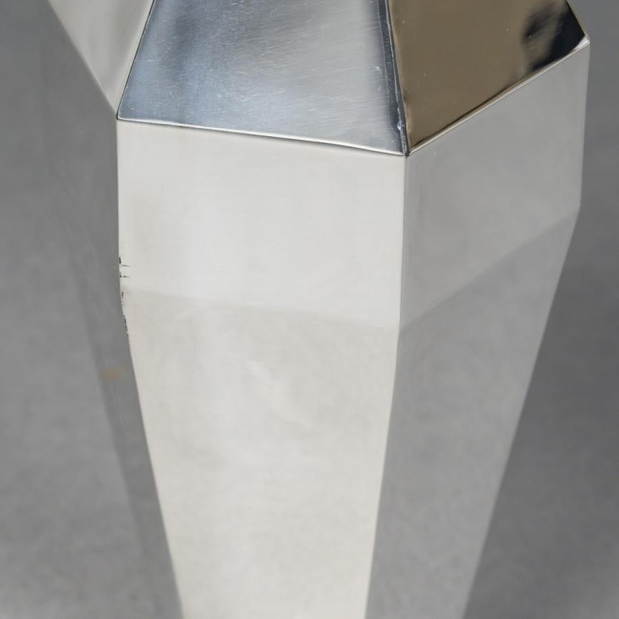OLIER & CARON Vase en argent massif Epoque ART DECO 1930 1