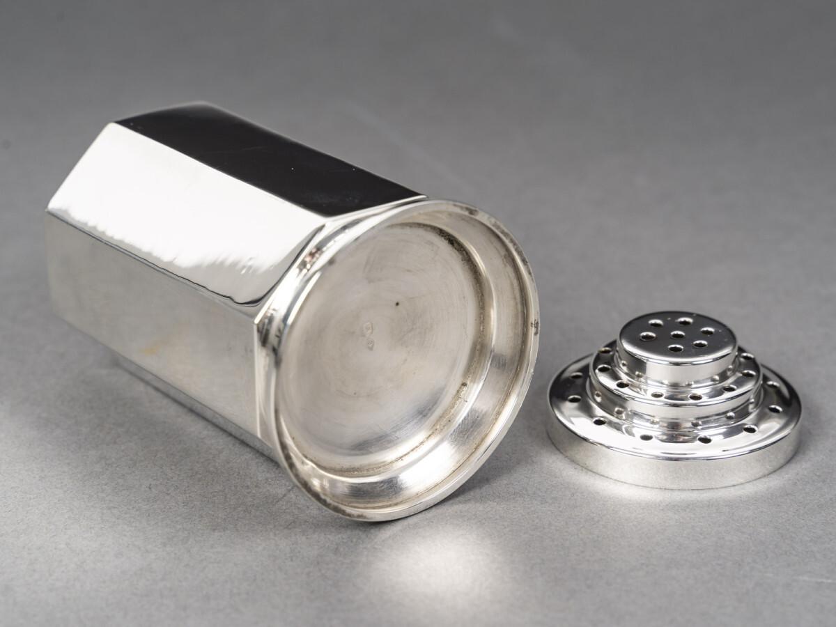 Olier & Caron...Shakers in argento Sterling Periodo ARTDECO 1930 in vendita 5
