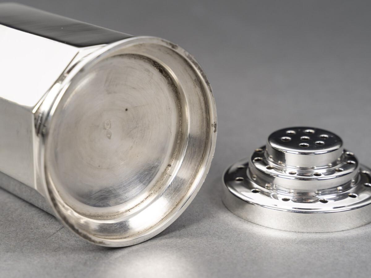 Olier & Caron...Shakers in argento Sterling Periodo ARTDECO 1930 in vendita 6