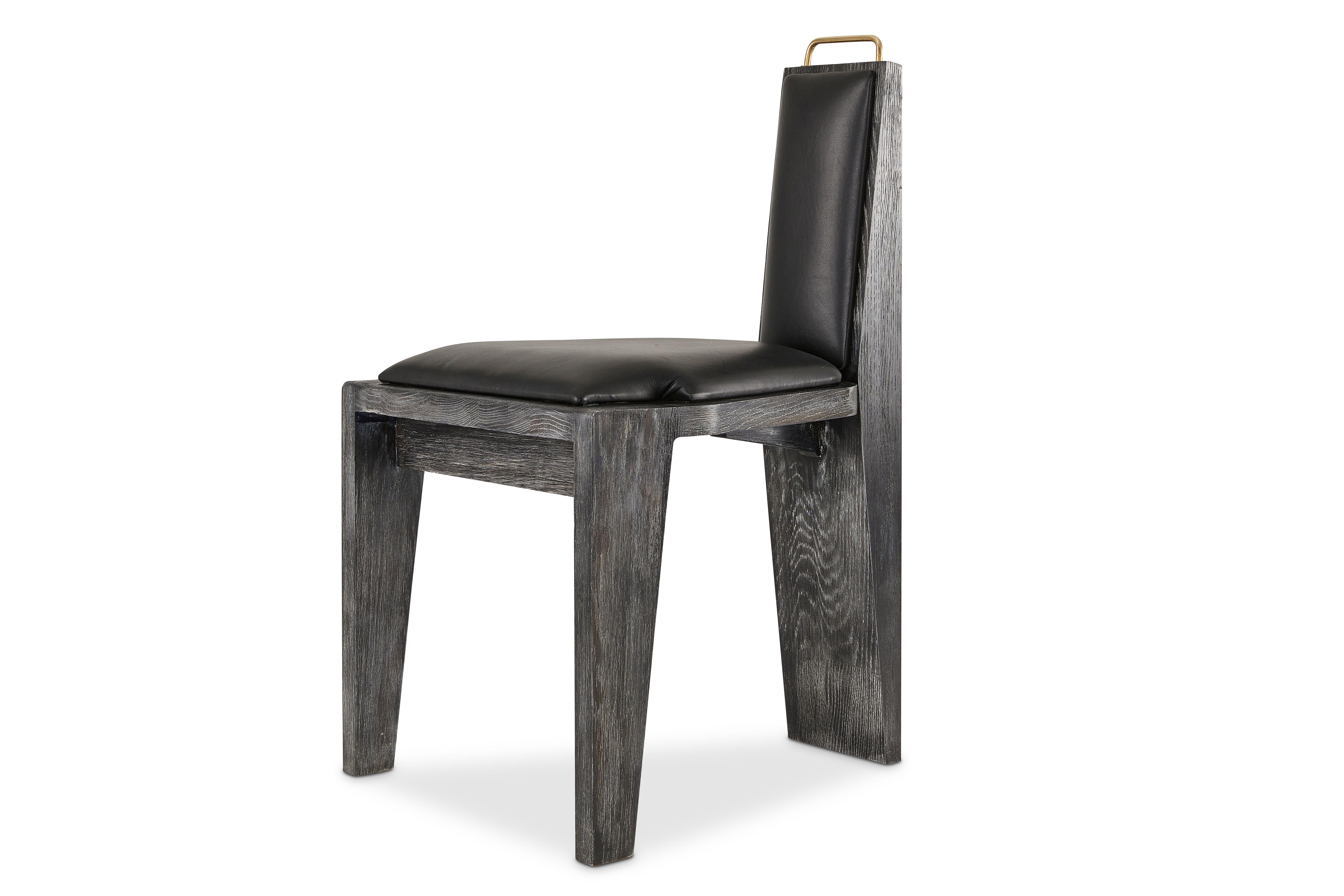 South African Olifant Black Dining Chair by Egg Designs For Sale