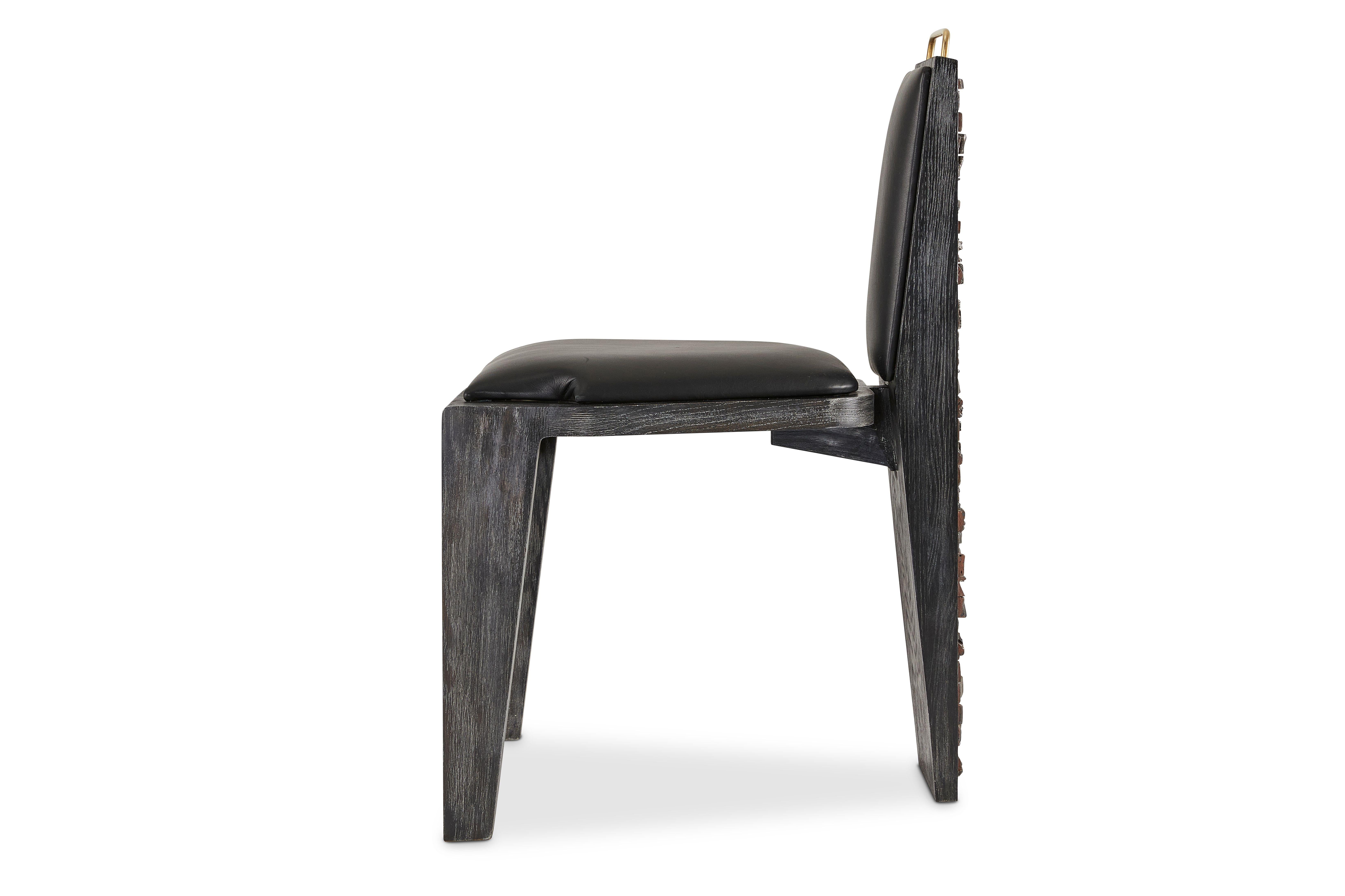 Autre Chaise de salle à manger Olifant noire par Egg Designs en vente