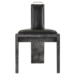 Silla de comedor negra Olifant de Egg Designs