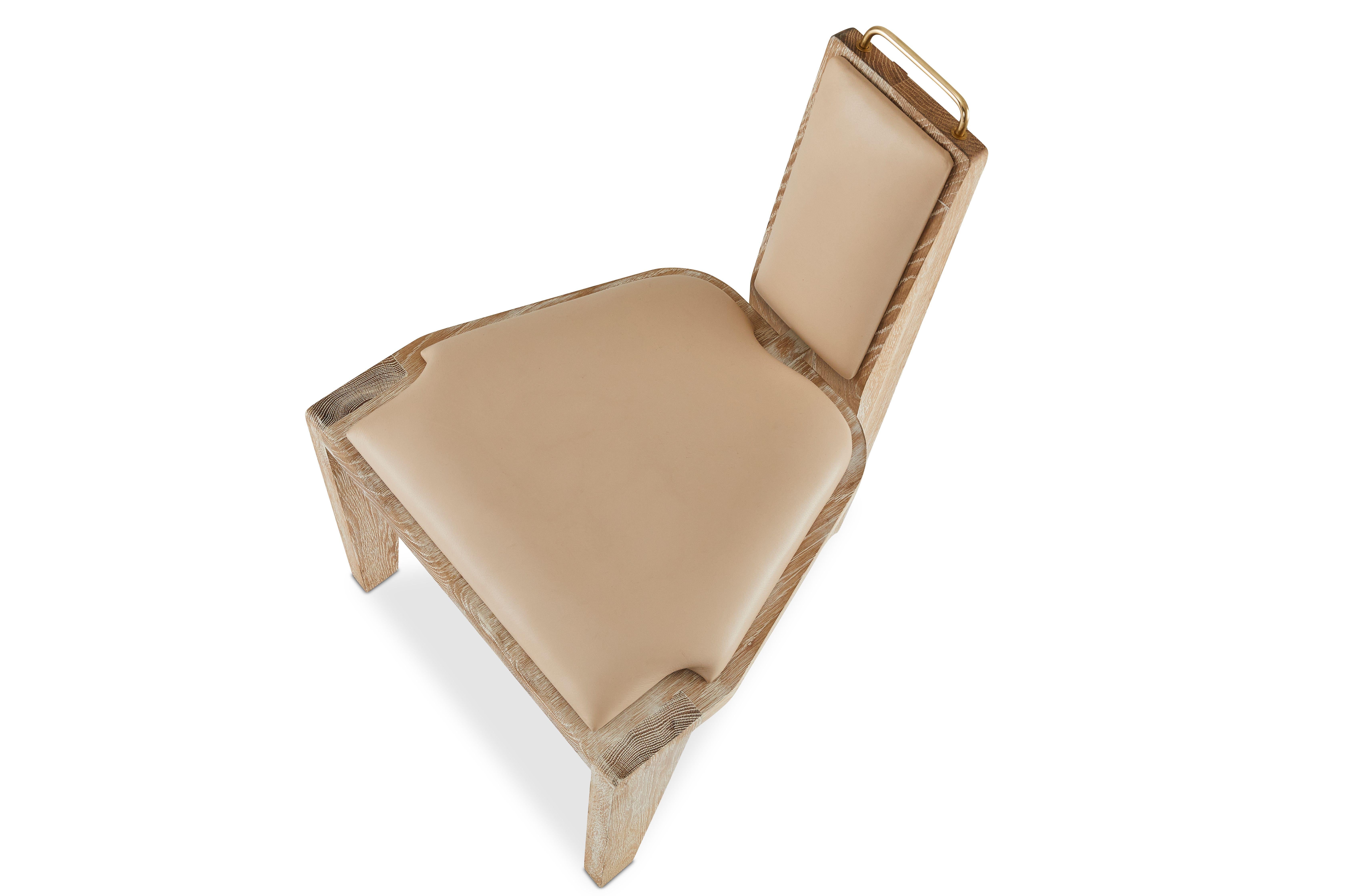Brass Olifant Dining Chair by Egg Designs For Sale