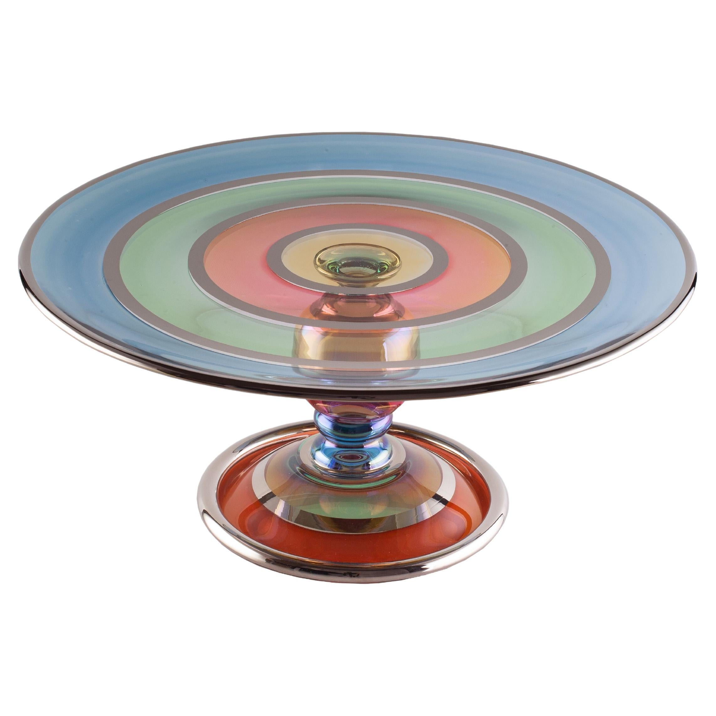 Olimpia 33cm Cakestand von Vetrerie di Empoli im Angebot