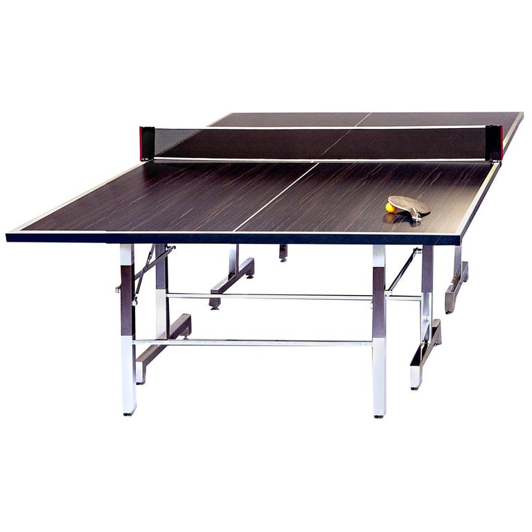 Olimpo Ping-Pong Table in Briar-Root Palisandro Wood For