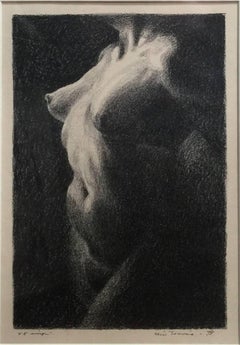 „Akt“ Lithographie:: ca. 1930er Jahre:: Künstler aus Dallas/Arkansas/Colorado