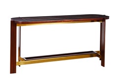 "OLINDA" Zeitgenössischer Konsolentisch aus Pau Ferro Holz von Janete Costa