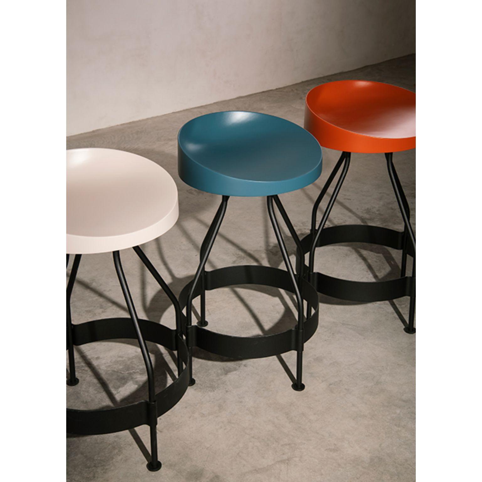 Metal Olindias Bar Stool by Luca Nichetto For Sale