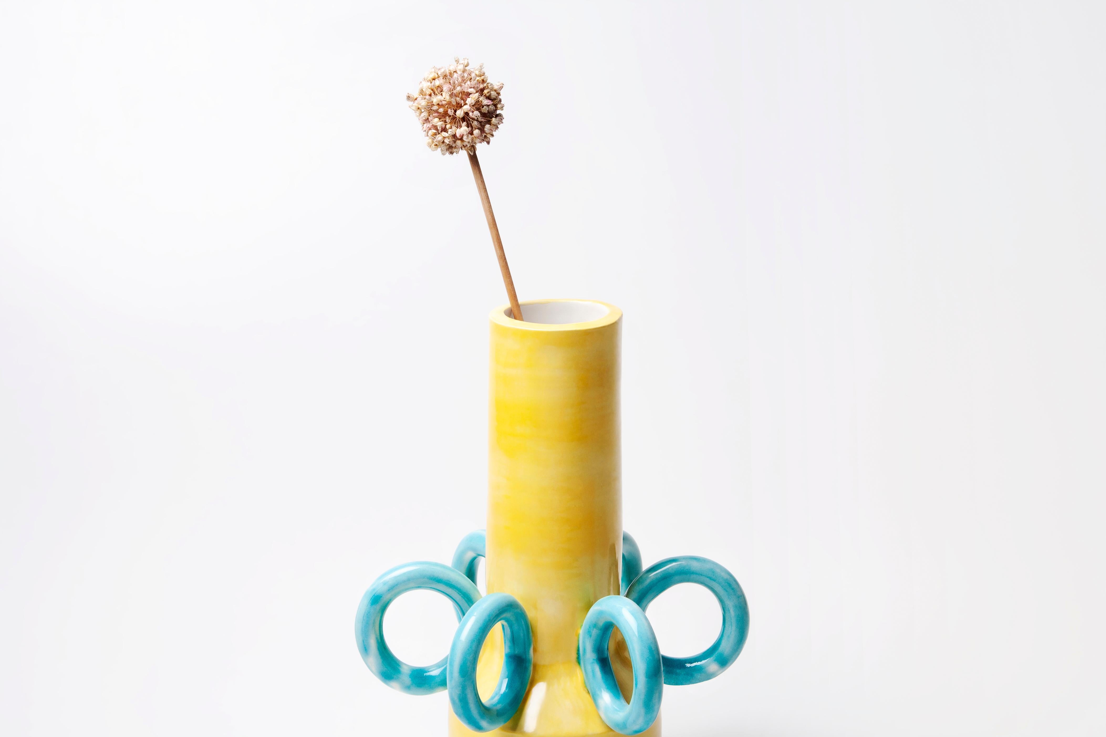 Olio-Keramikvase von Arianna De Luca (Moderne) im Angebot