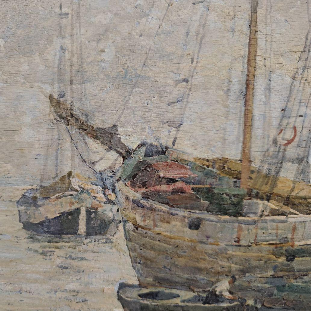 Angelo Pavan è un pittore veneto formatosi presso la Scuola di Disegno e Plastiche all’Accademia Olimpica di Vicenza. È noto per i suoi paesaggi, in particolare vedute lagunari di Venezia e Chioggia, ma anche montagne spesso con riferimenti