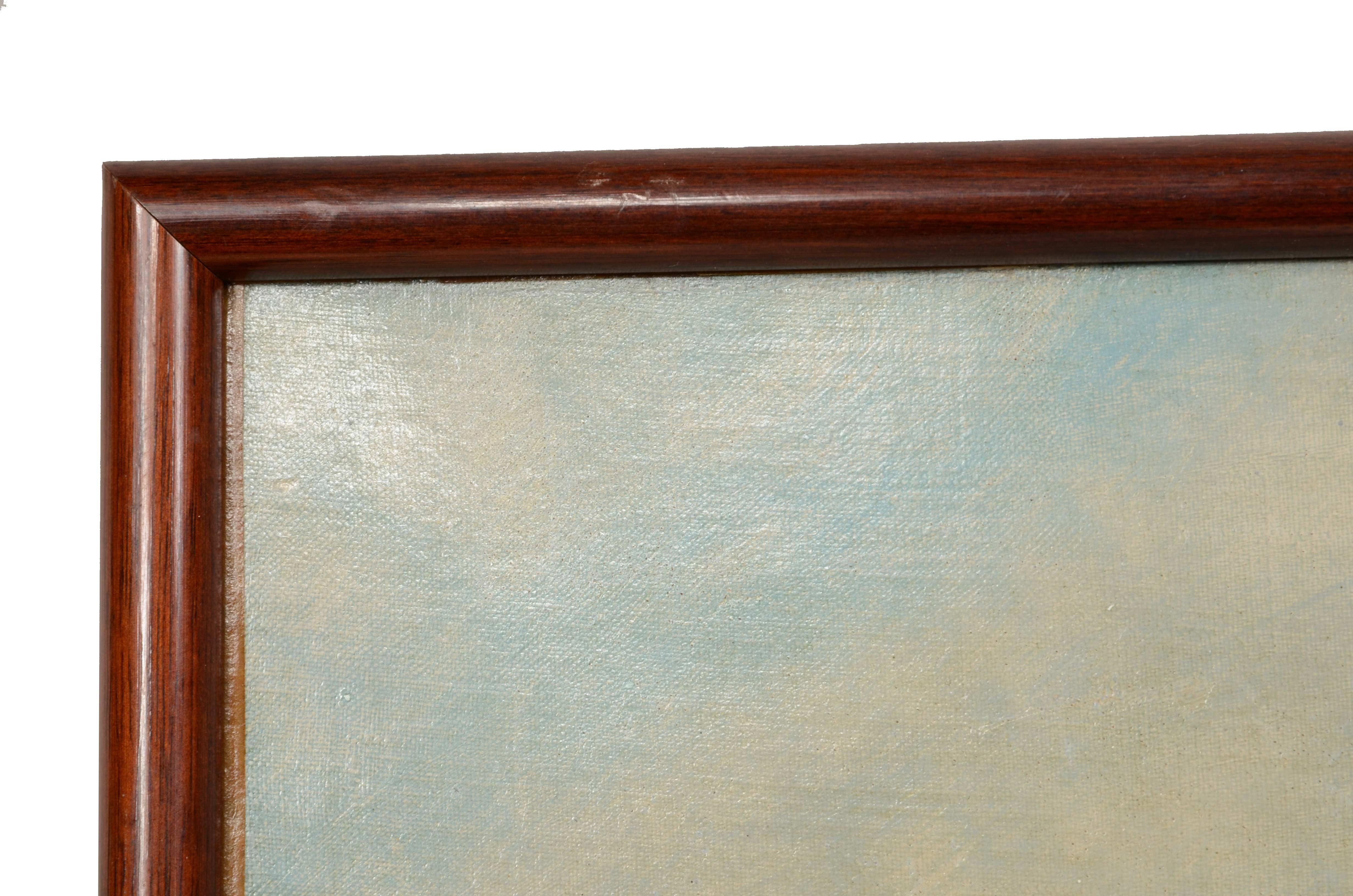 Huile sur toile, portrait ancien d'un navire de la première moitié du 19e siècle. en vente 10