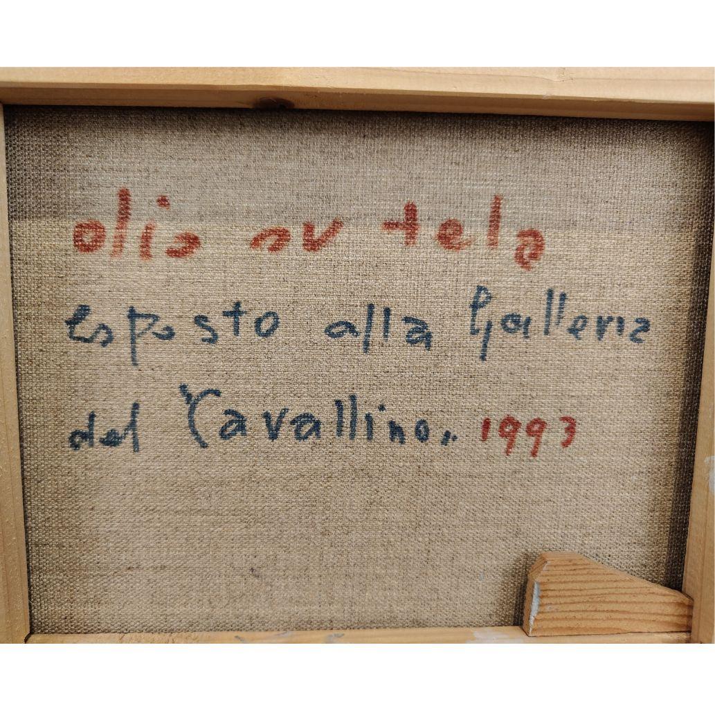 Late 20th Century Oil on canvas, Bruna Gasparini, 