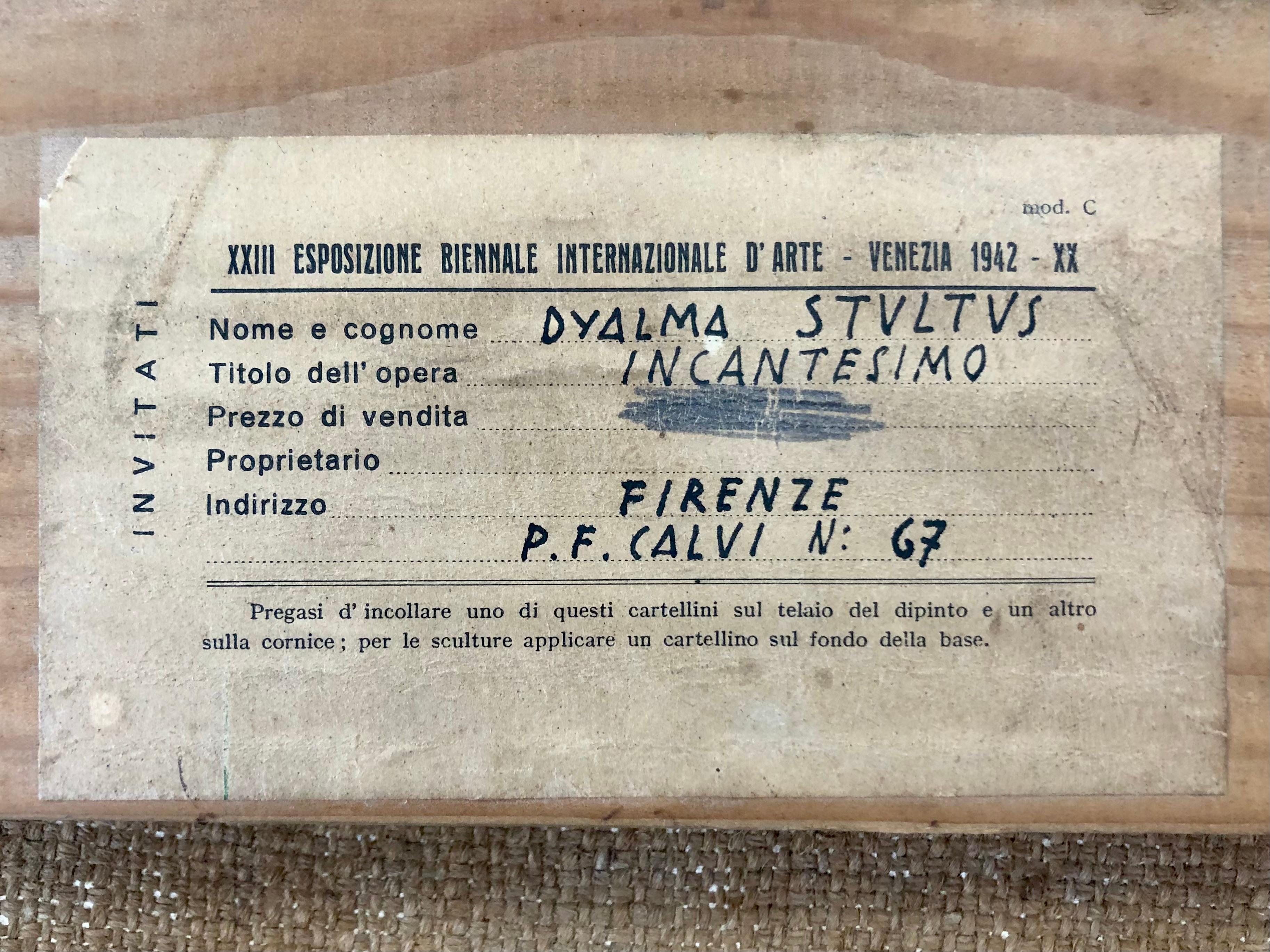 Olio su tela di Dyalma Stultus 