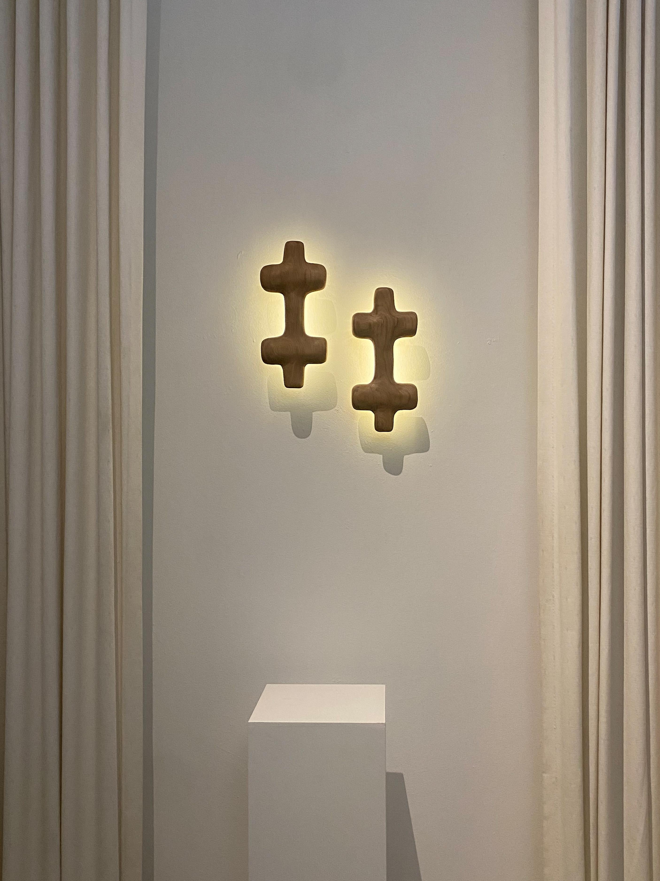Contemporary Olio Wall Sconce by Nish Studio For Sale