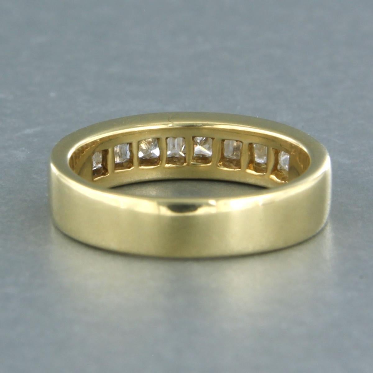 Oliva - Ring with diamonds 18k yellow gold In Good Condition For Sale In The Hague, ZH