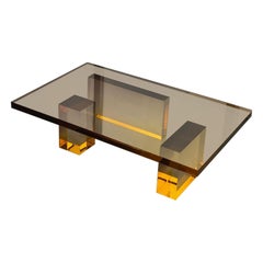 Olive Amber Gradient Crystal Contemporary Couchtisch 06 von Saerom Yoon