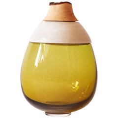 Vase Lilith en verre soufflé et céramique, Oliver et Whiting , Pia Wüstenberg