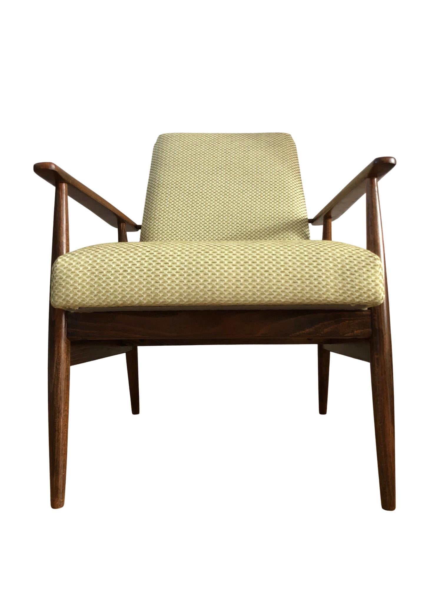 Olive Armchair by Henryk Lis, Europe, 1960s For Sale 2