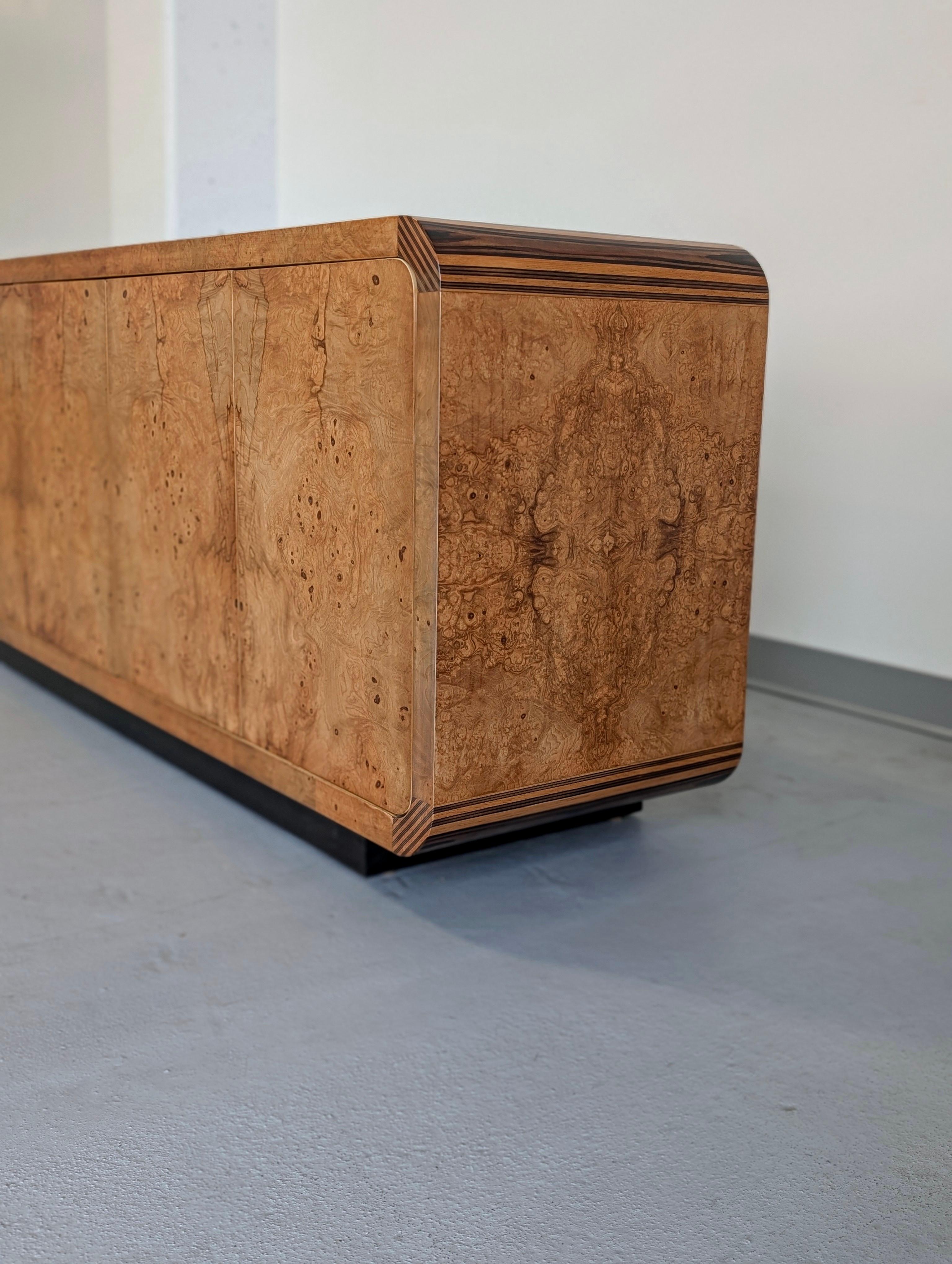 Olive Ash Burlwood Credenza by Henredon, Scene Two 1