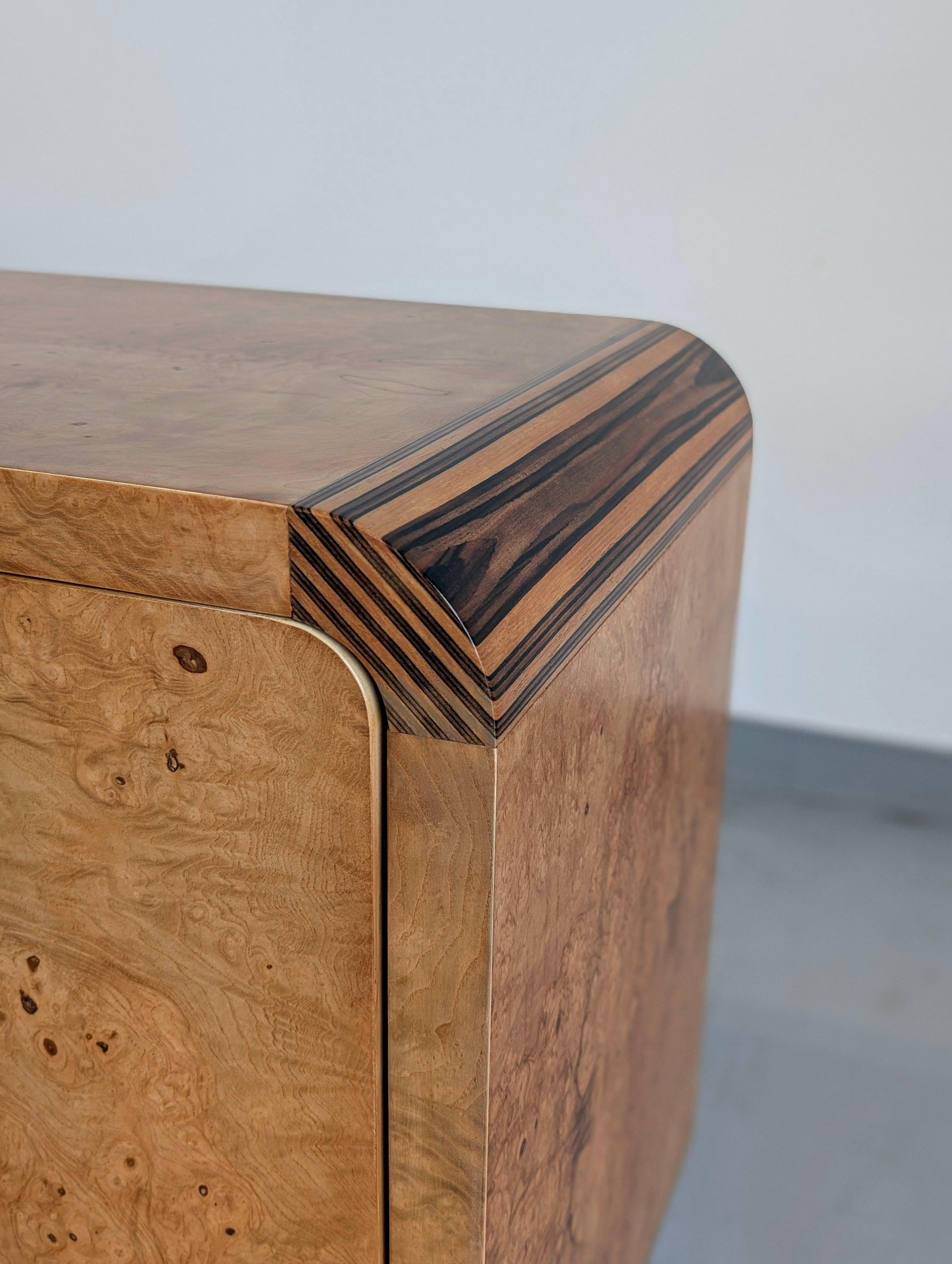 Olive Ash Burlwood Credenza by Henredon, Scene Two 2