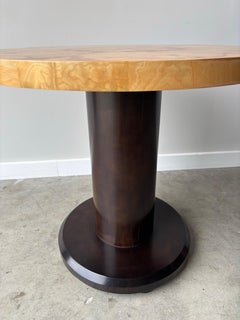 Olive Burl Lamp Table