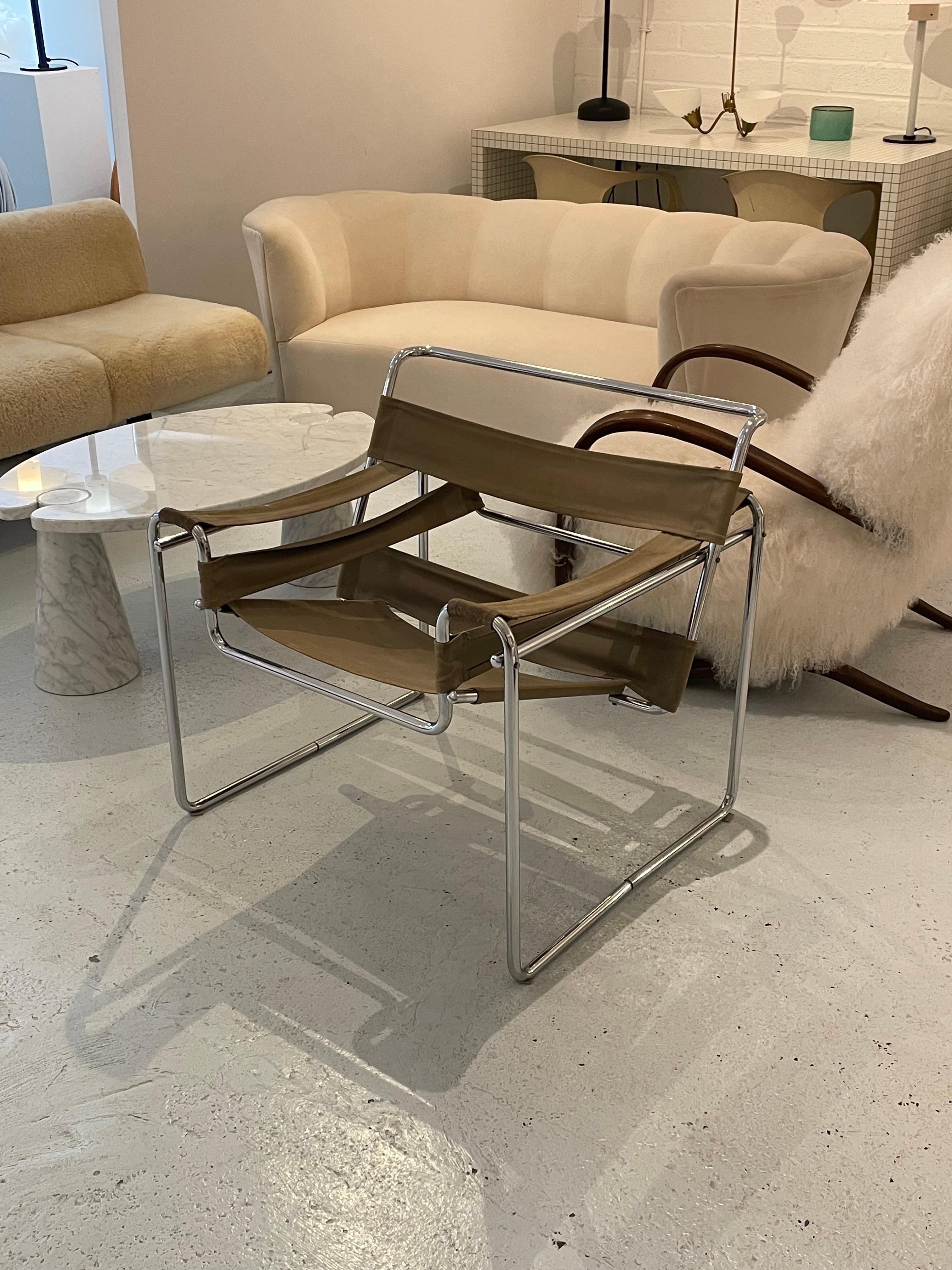 The Wassily Chair, also known as the Model B3 chair, is a famous and iconic piece of modern furniture design. It was designed by Marcel Breuer in 1925-1926 while he was working at the Bauhaus, a renowned German art school that played a significant