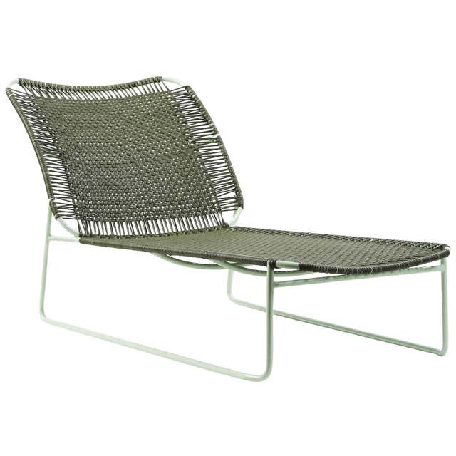 Rattan Sleigh Form Daybed by Ficks Reed at 1stDibs