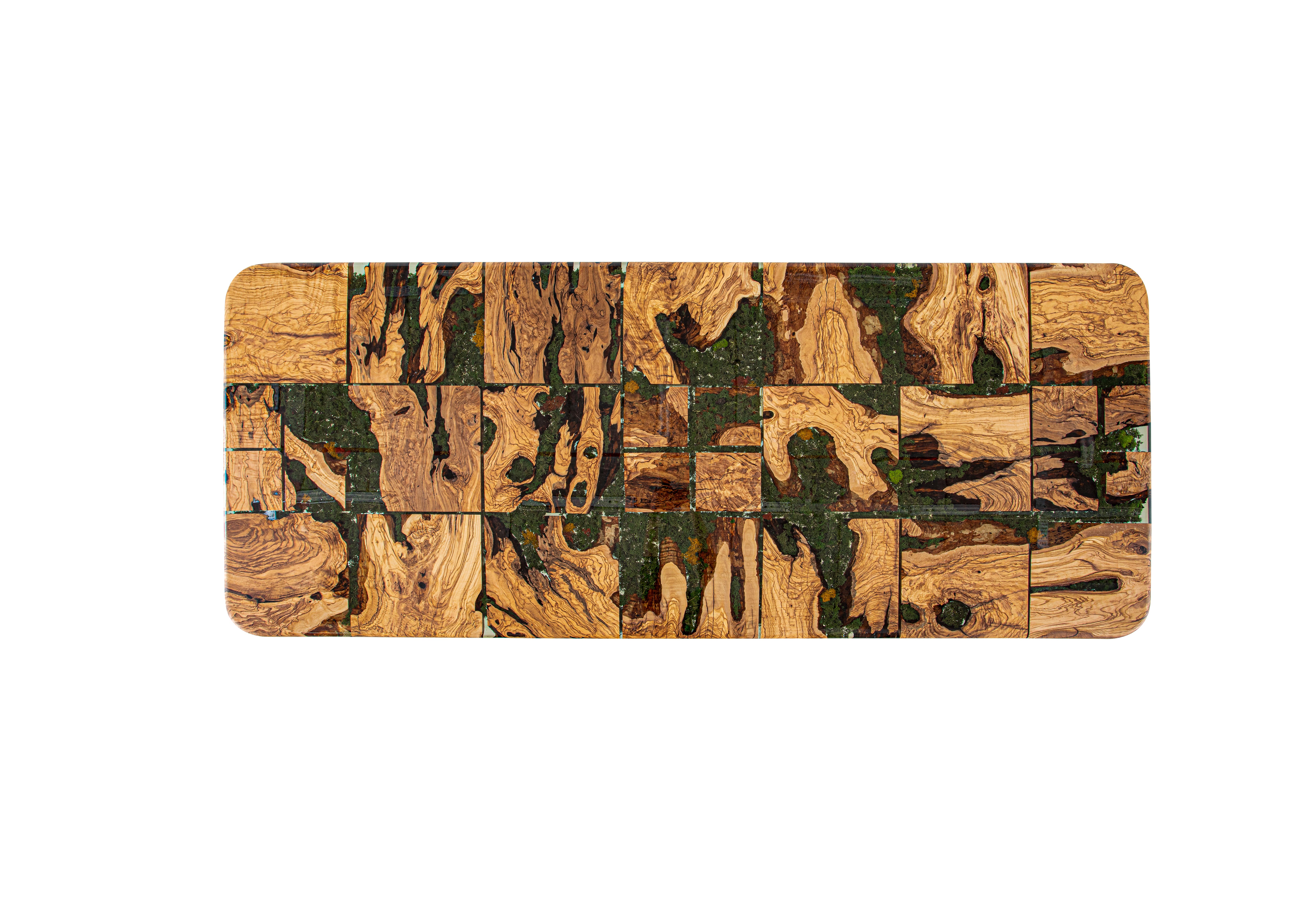 moss epoxy table