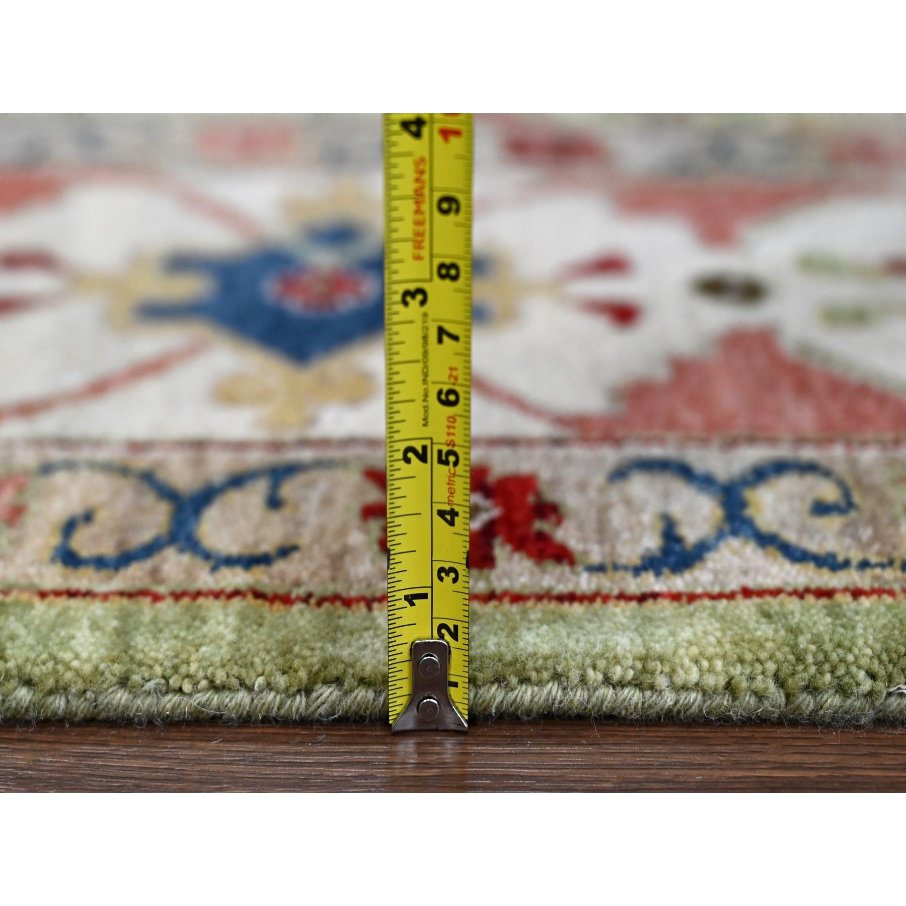 Tapis Heriz Design noué à la main vert olive 8'10