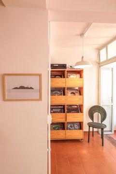 Olive green Black Chair