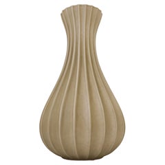 longuan Olive Green / Gray Ceramic Vase, Pia Rönndahl Rörstrand, Scandinavian Modern
