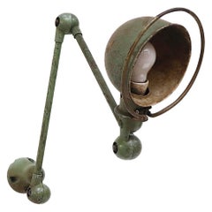 Vintage Olive Green Jielde Wall or Table Mount Task Lamp "SIGNAL SI331CS