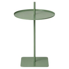 Olive Green Side Table - Modern Round Lily 01 Table by Oitoproducts