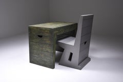 Tischtisch in Olivgrün von Dom Hans van der Laan & Jan de Jong