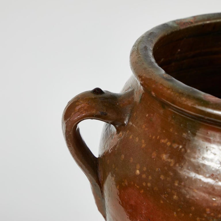 19th Century French Ceramic Olive Jar at 1stDibs