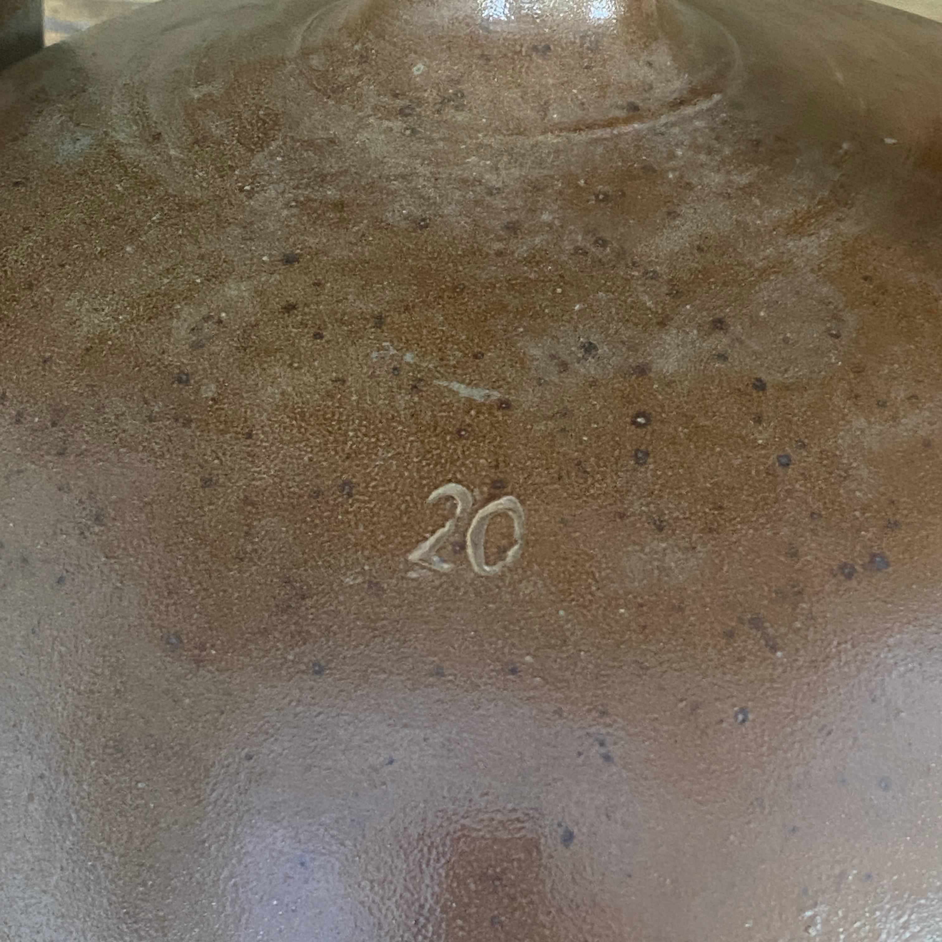 Französische Provence-Steinzeug-Keramik aus der Mitte des Jahrhunderts, Glas/Krug/Vase/Schale (Emailliert) im Angebot