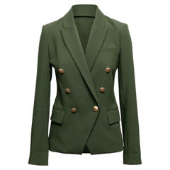 Olive L'Agence Kenzie Zweireihiger Blazer Größe US 2