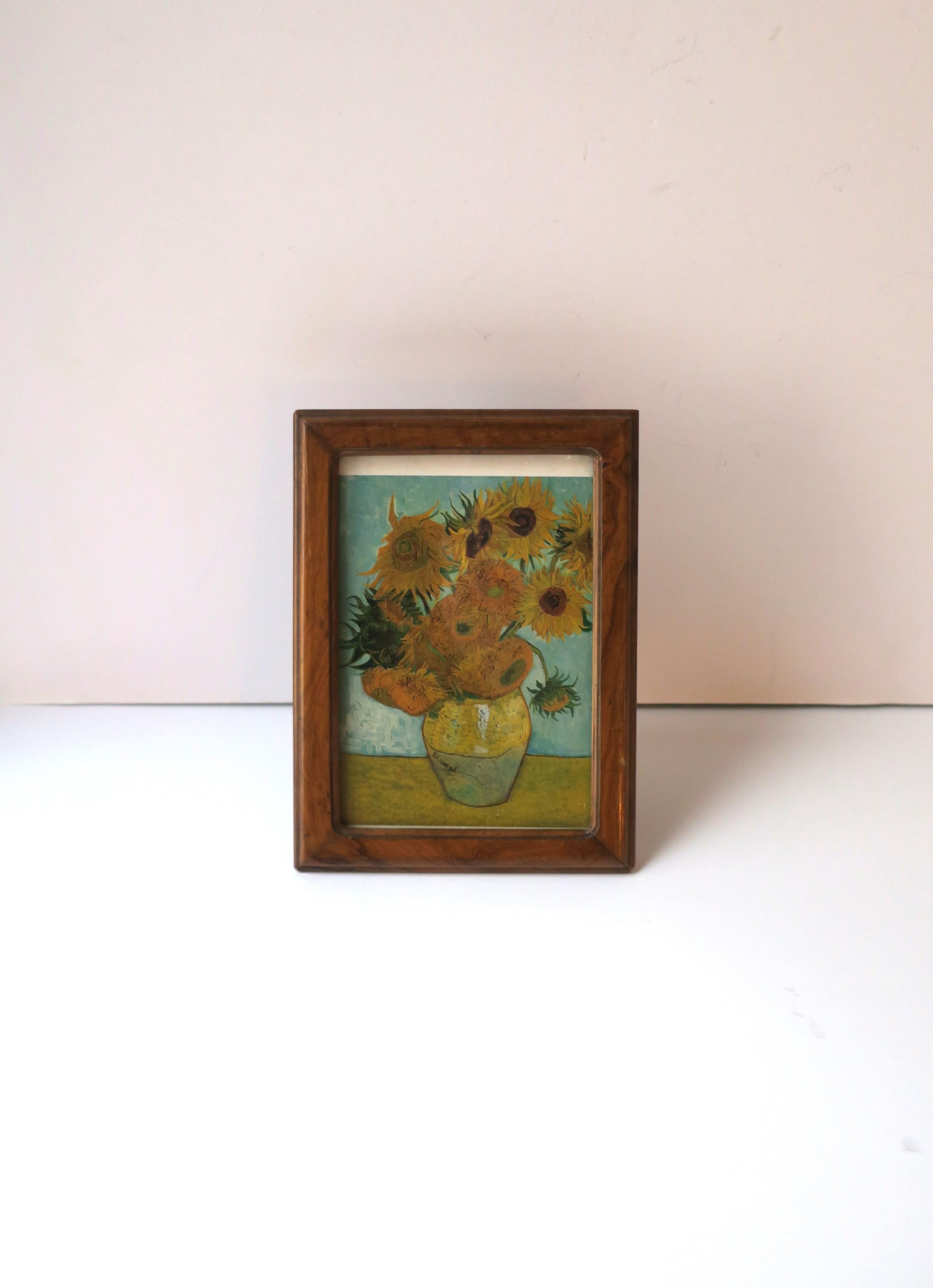 Hand-Crafted Olive or Fruitwood Picture Frame, circa Late-19th century  For Sale