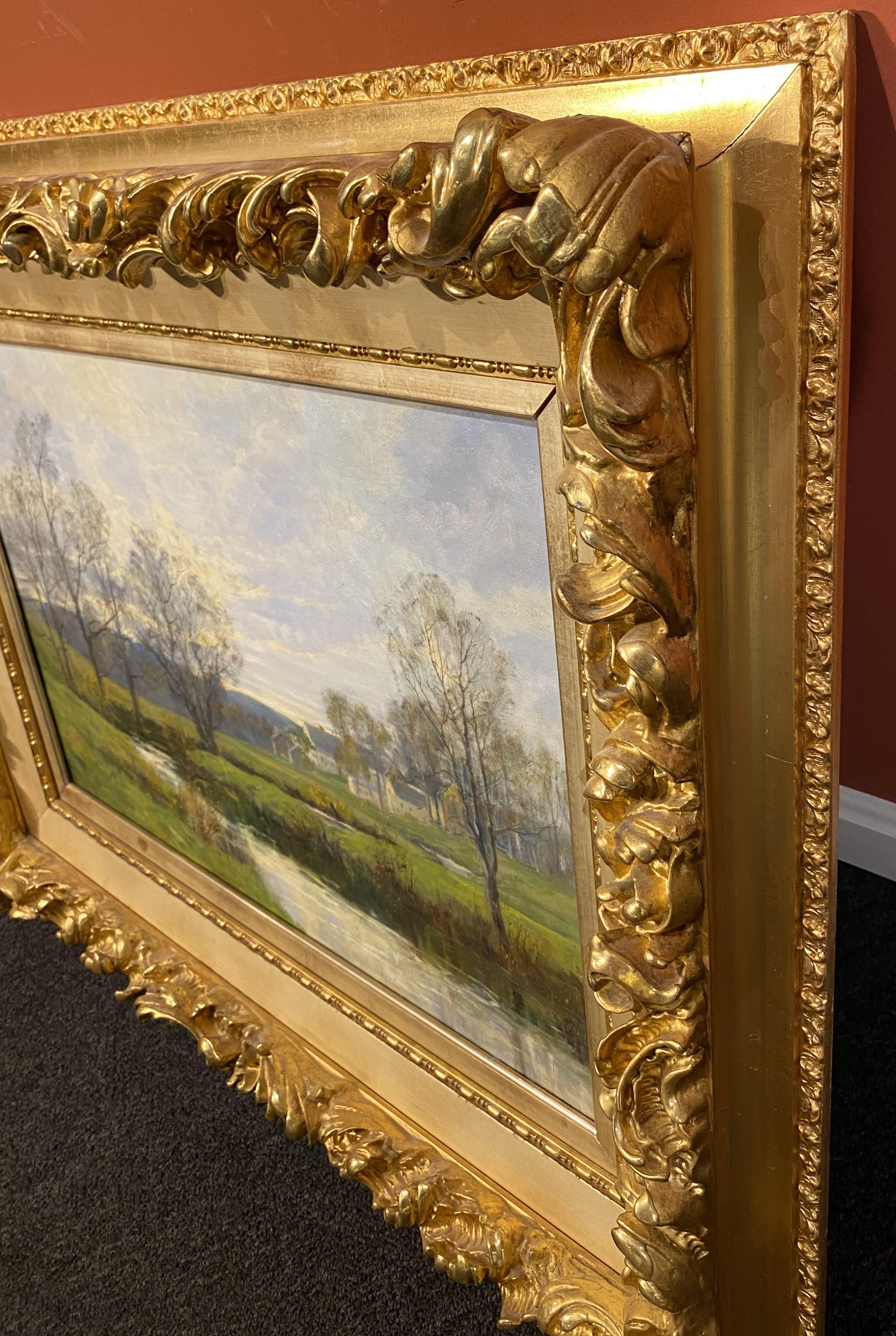Paysage avec village 3